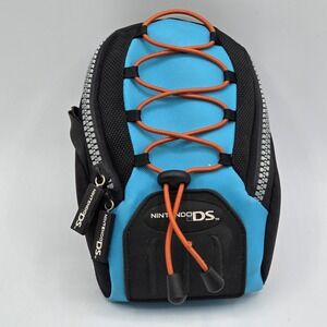 Nintendo DS Lite Mini Backpack Black, Blue & Orange